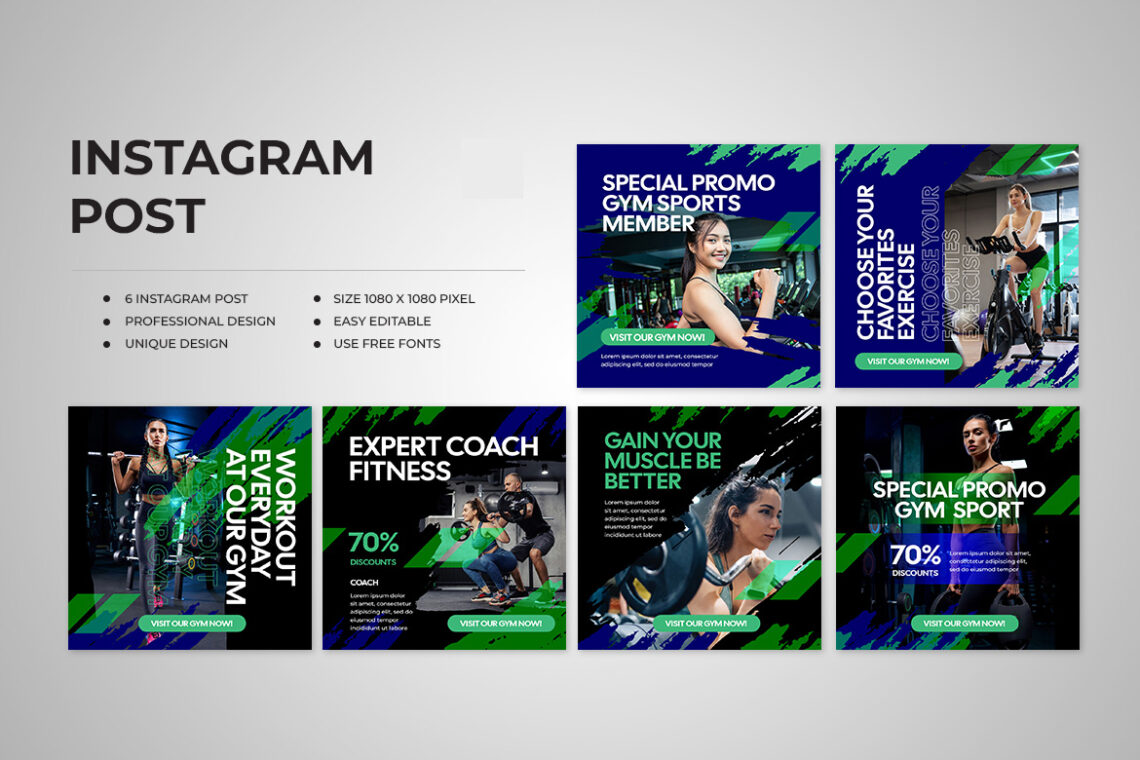 Gym Sport Member Instagram Post-1