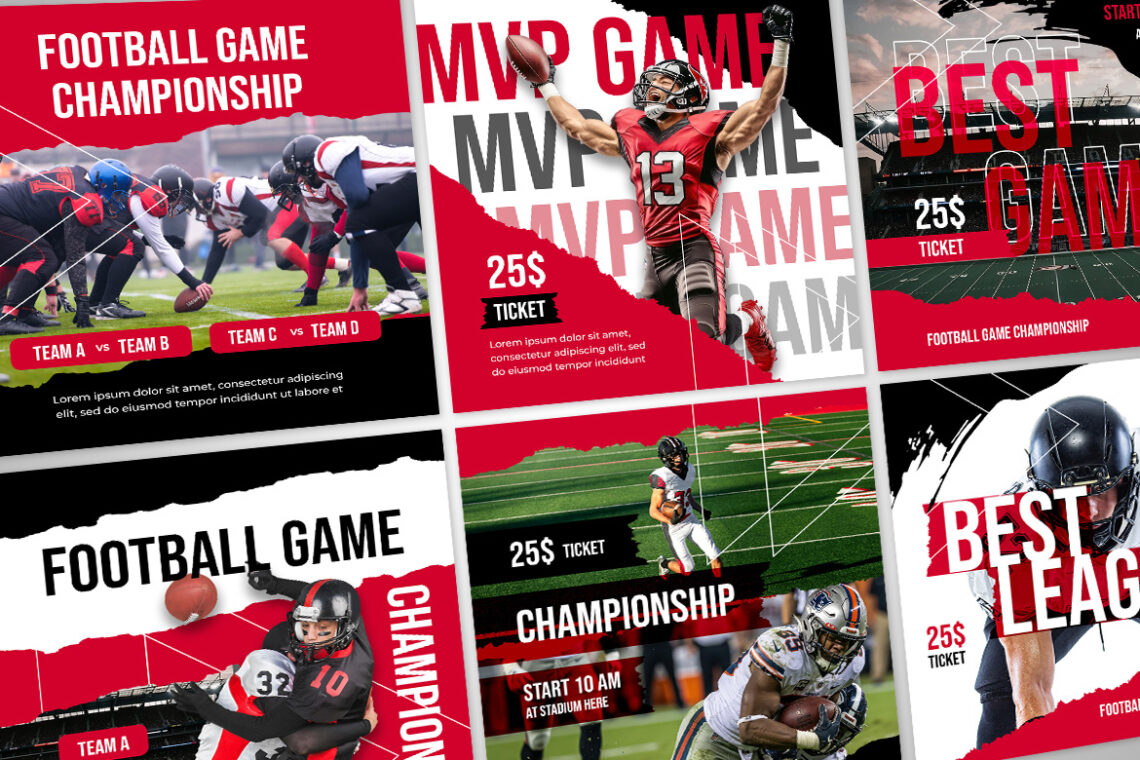 Football Game Championship Instagram Post-3