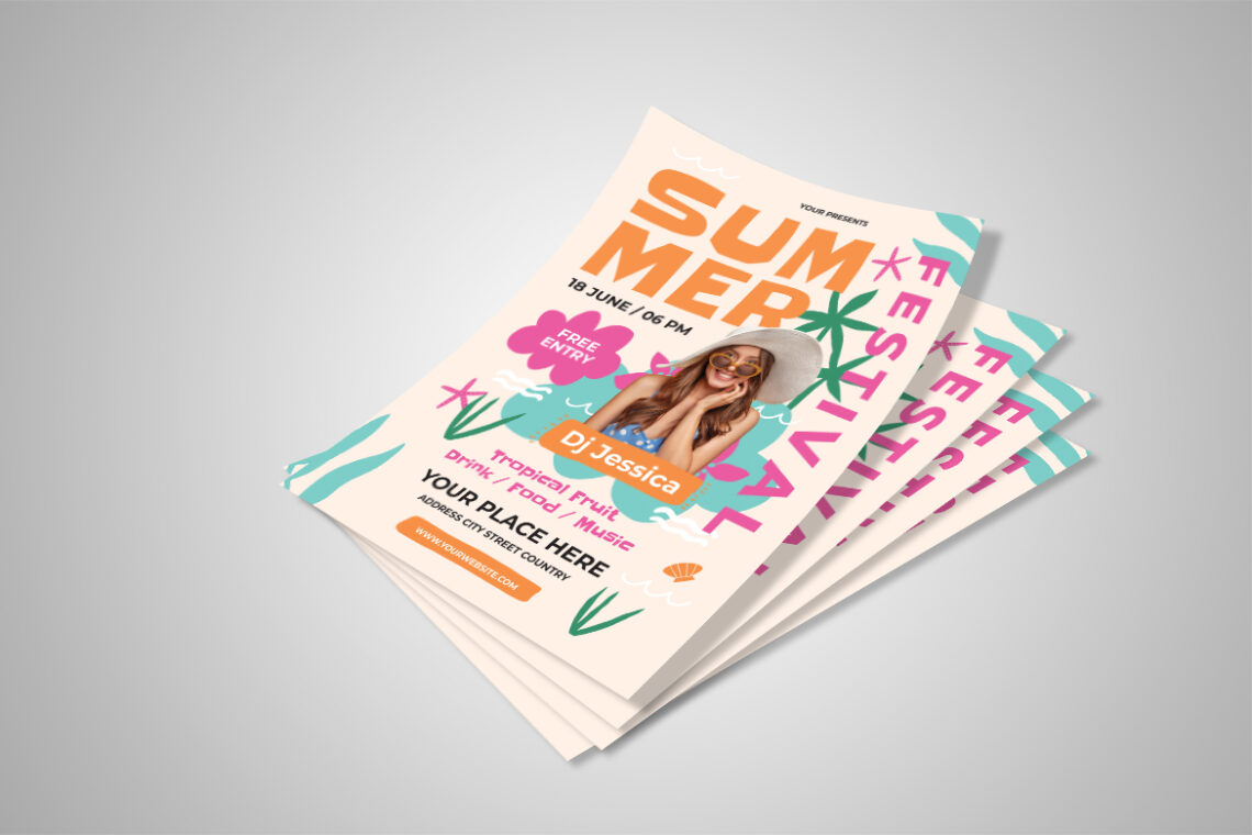 Summer Tropical Festival Flyer-1