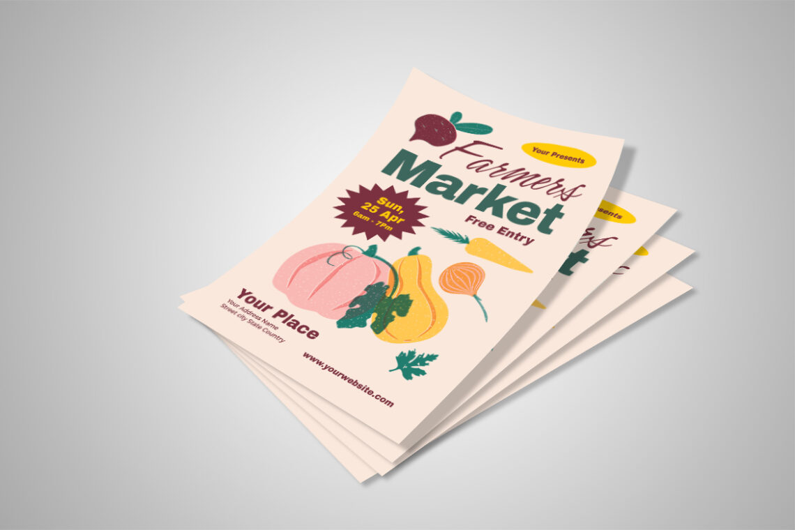 Pink Maroon Farmers Market Flyer-1