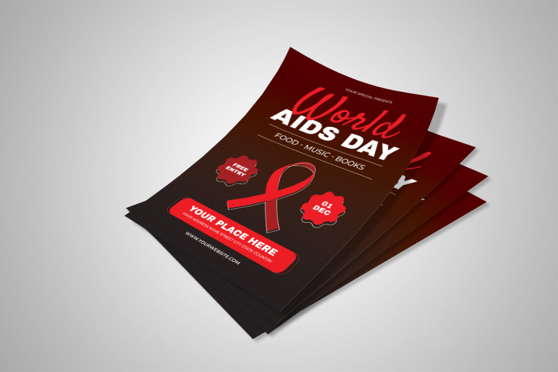 Red World Aids Day Flyer-1
