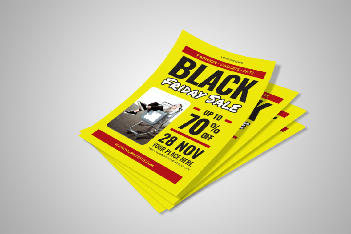 Black Friday Sale Yellow Flyer-1