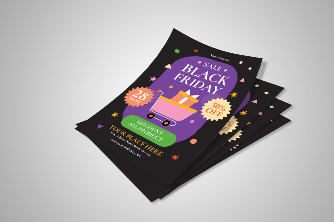 Black Friday Sale Purple Flyer-1