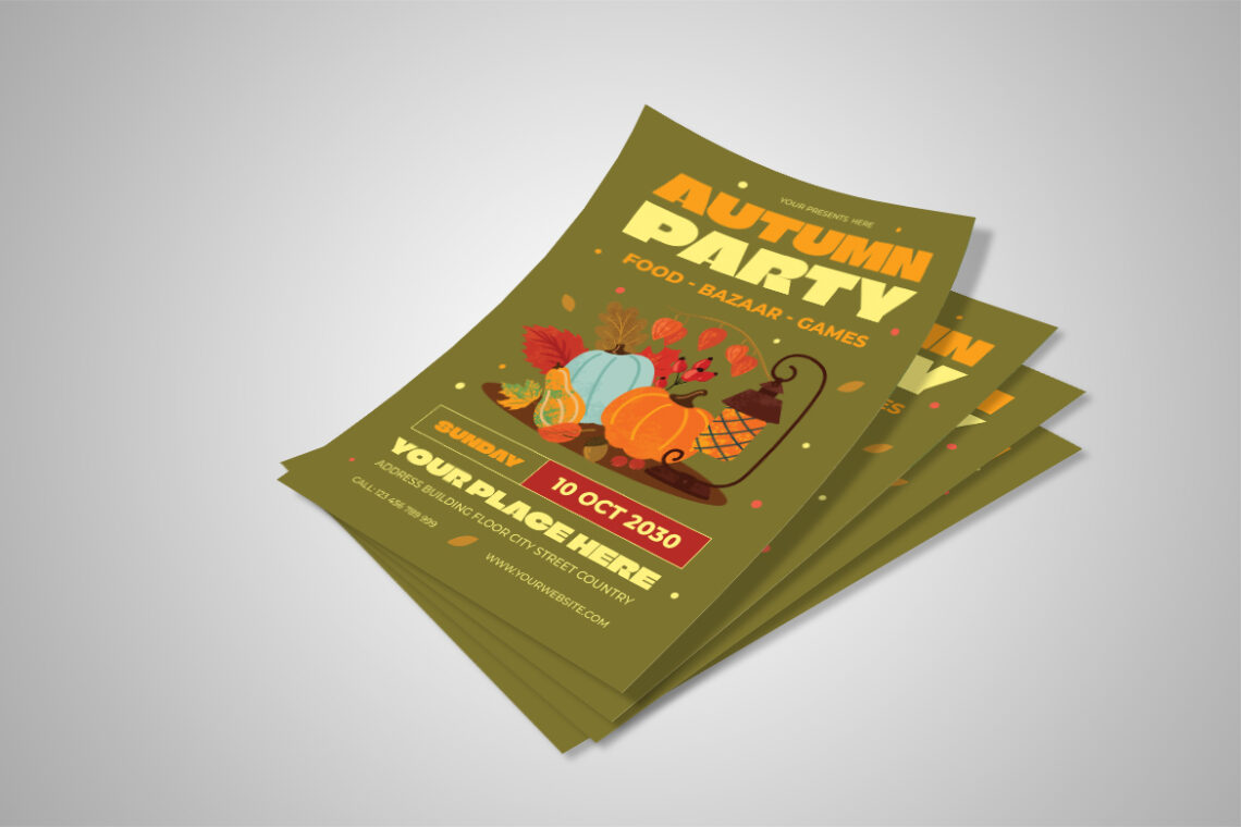 Autumn Party Bazaar Flyer-2