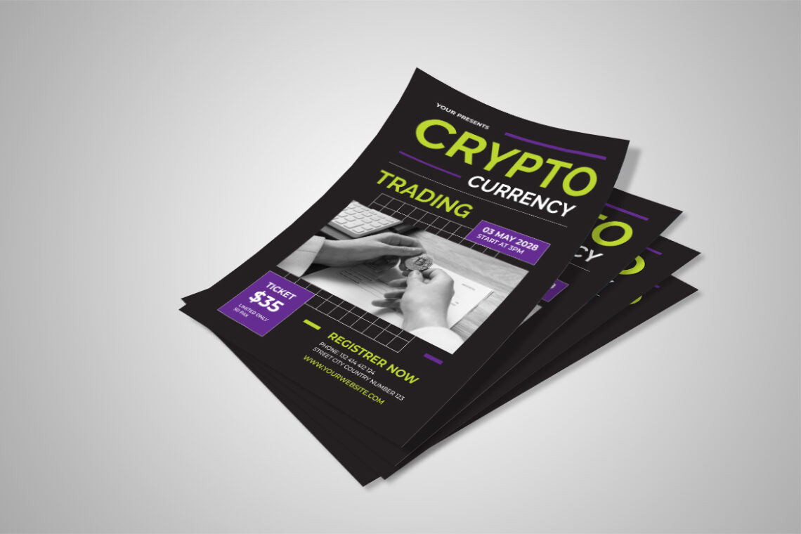 Crypto Currency Trading Flyer-2