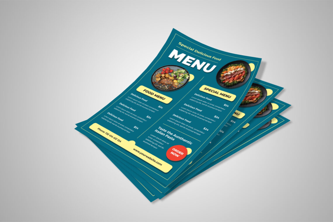 Special Delicious Food Menu Flyer-2