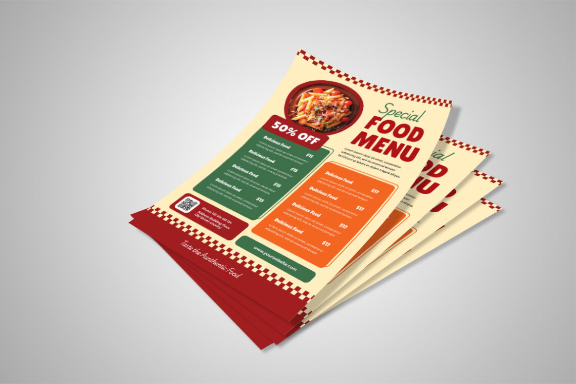 Special Food Menu Italian Food Flyer-2