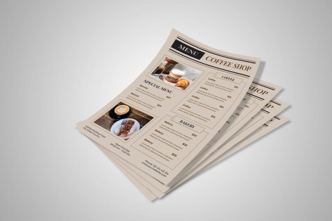 Menu Coffe Shop Flyer-2