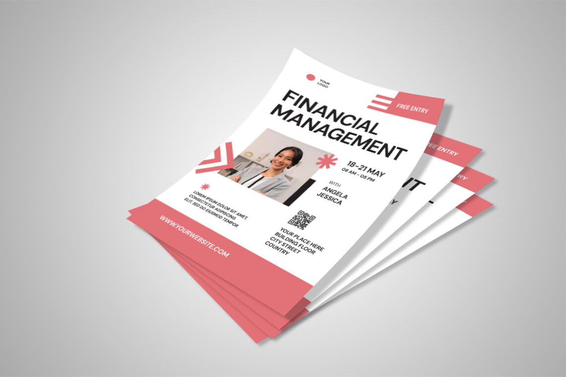 White Pink Financial Management Flyer-2