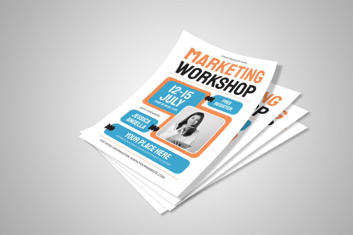 Green Orange Marketing Workshop Flyer-1