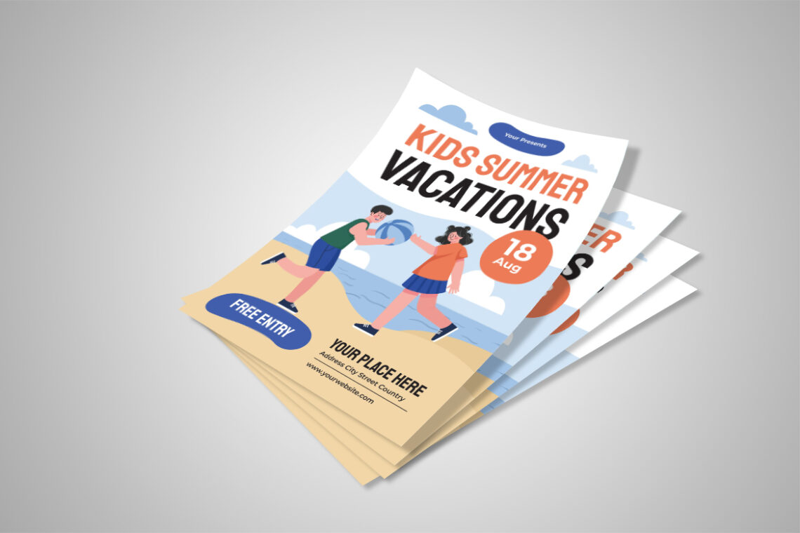 Kids Summer Vacation Flyer-1