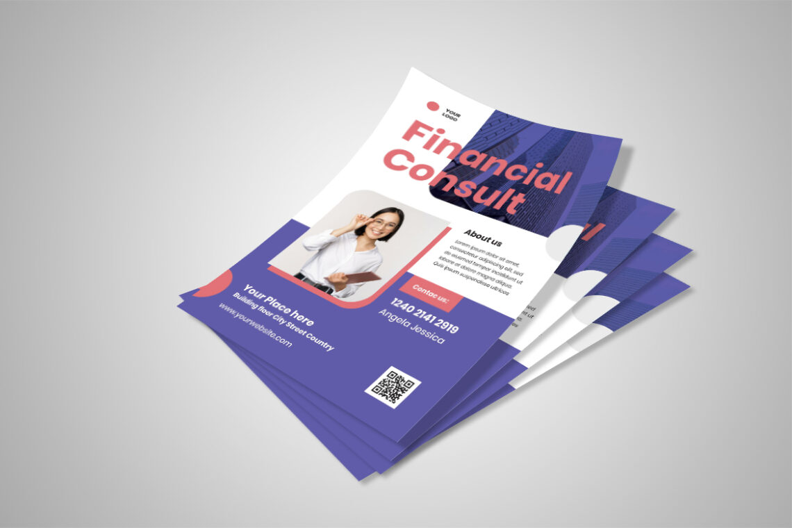 Purple Pink Financial Consult Flyer-2