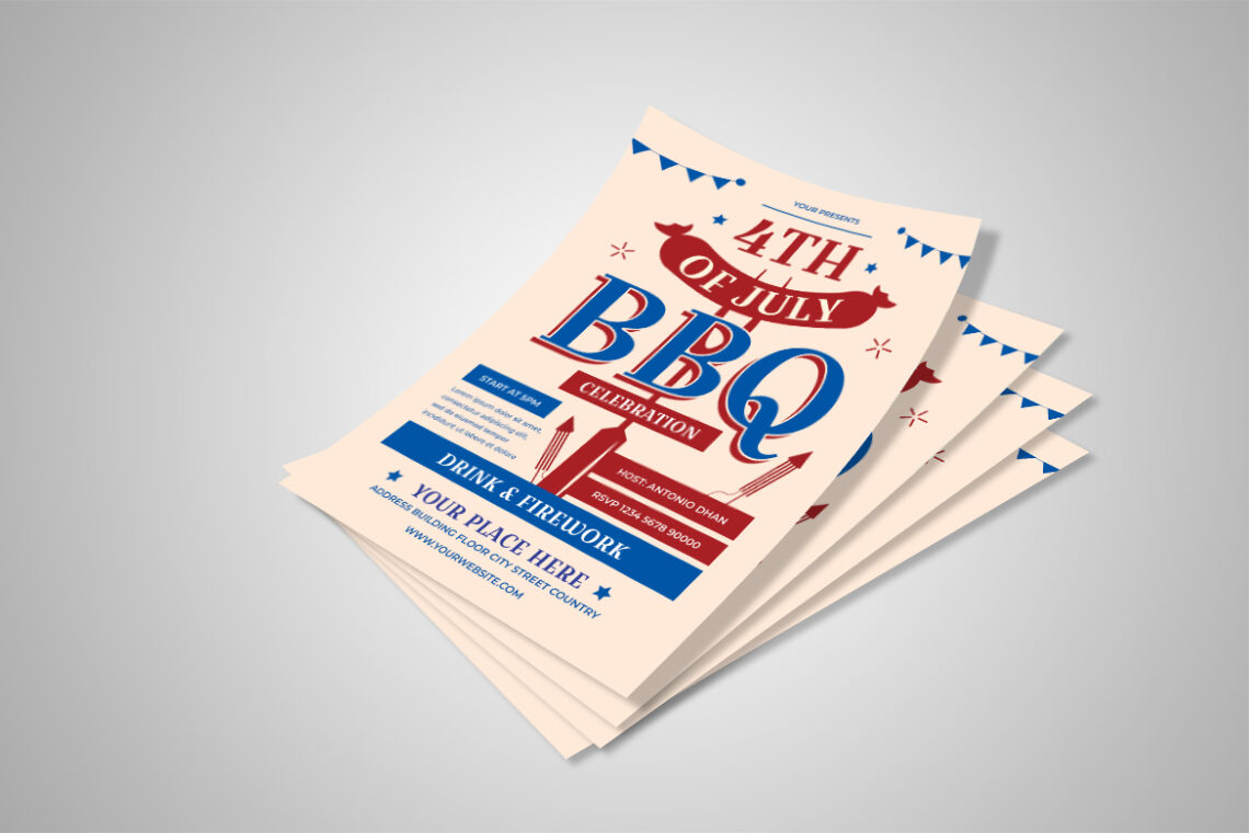 Bbq Celebration Firework Flyer-1