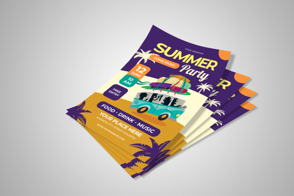 Enjoy Summer Party Flyer-1