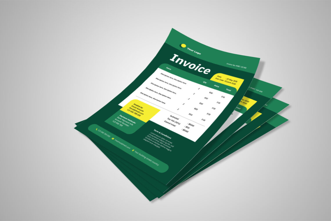 Green Professional Business Invoice-1