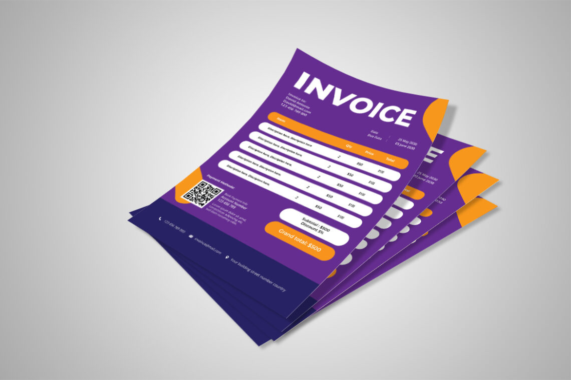 Purple Modern Business Invoice-1