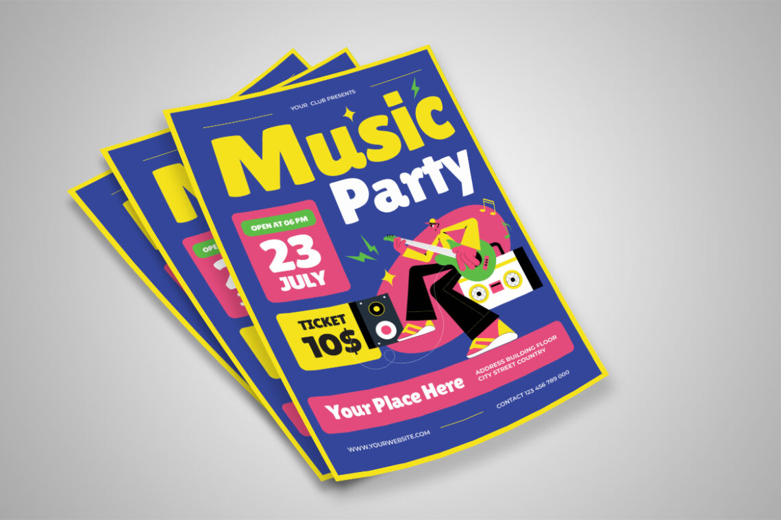 Navy Music Party Flyer-2