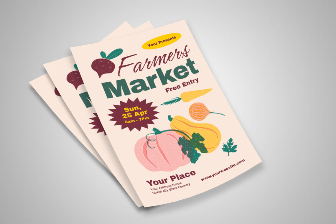 Pink Maroon Farmers Market Flyer-2