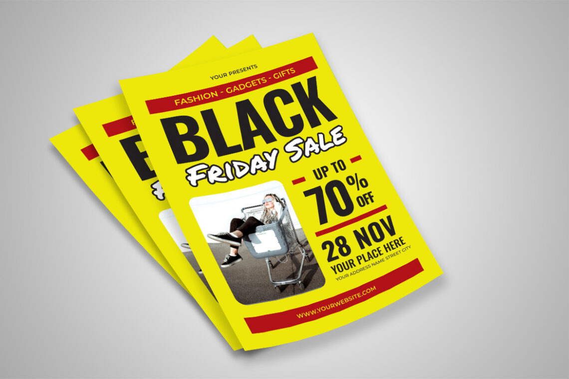 Black Friday Sale Yellow Flyer-2