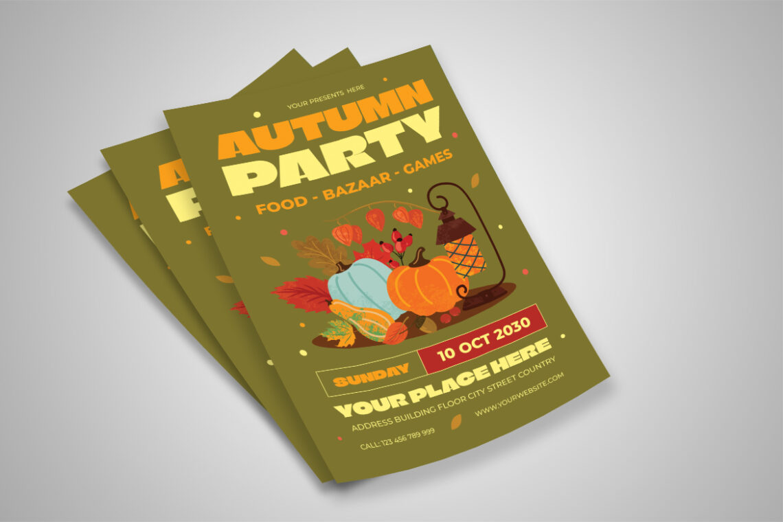 Autumn Party Bazaar Flyer-3