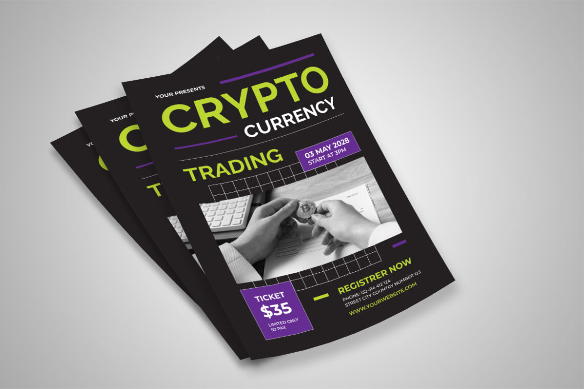 Crypto Currency Trading Flyer-3