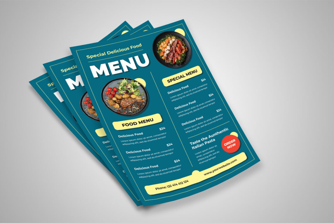Special Delicious Food Menu Flyer-3
