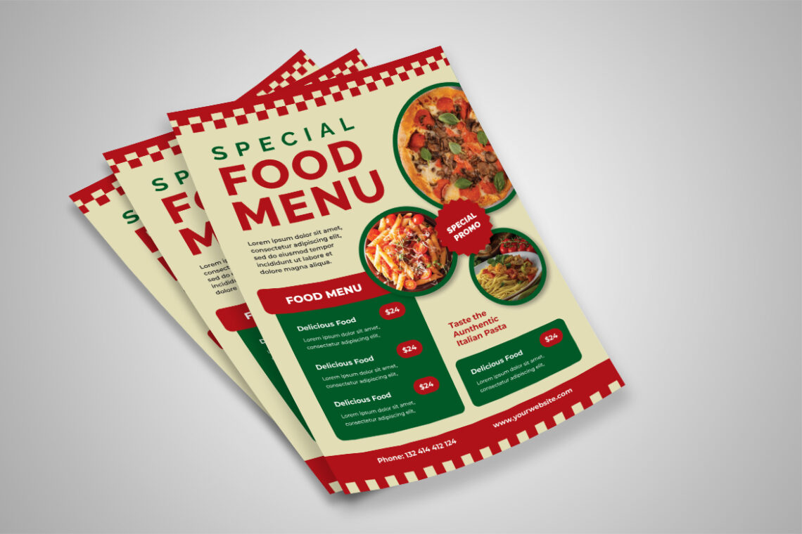 Italian Special Food Menu Flyer-3