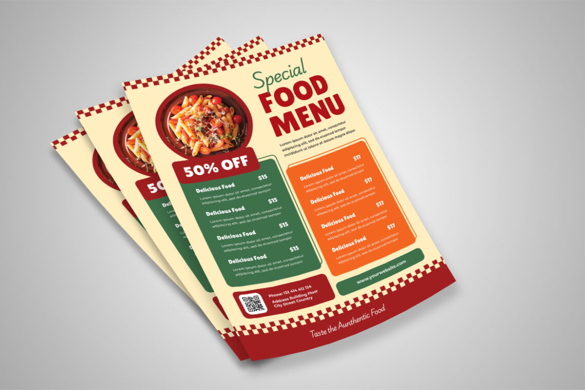 Special Food Menu Italian Food Flyer-3