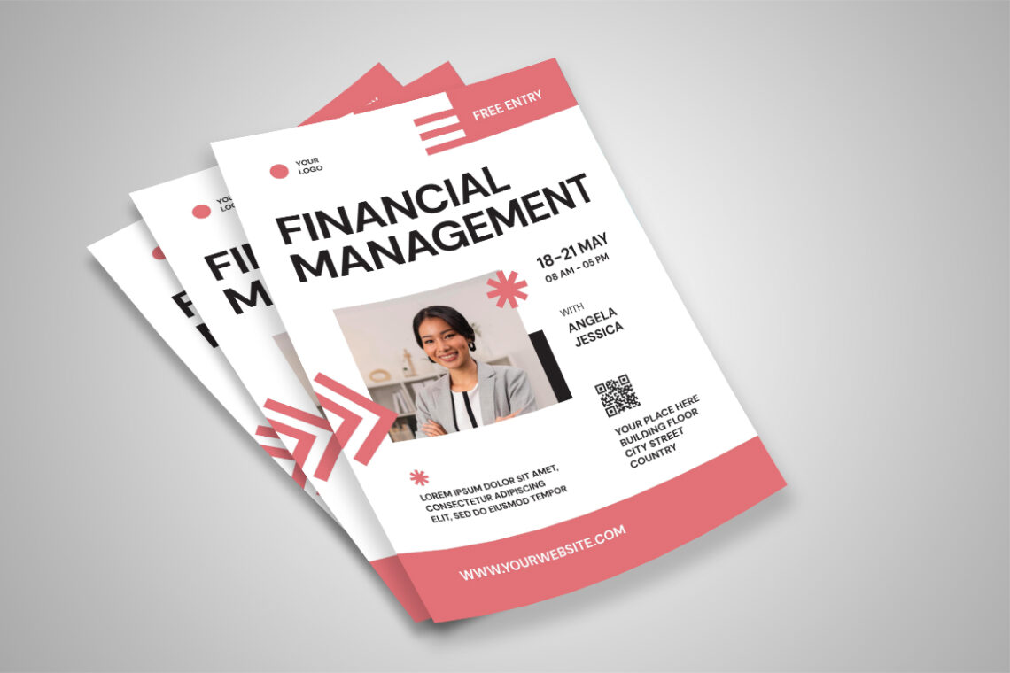 White Pink Financial Management Flyer-3