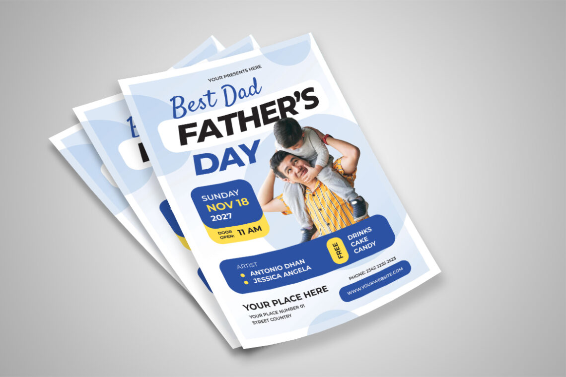 Best Dad Father Day Flyer-2