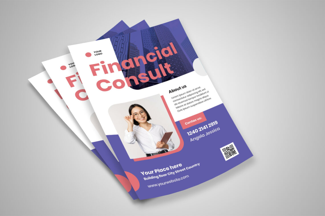 Purple Pink Financial Consult Flyer-3