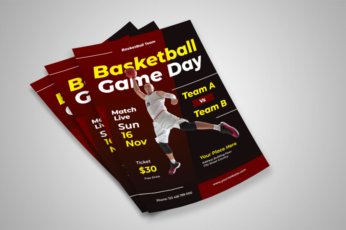 Basketball Game Day Flyer-2