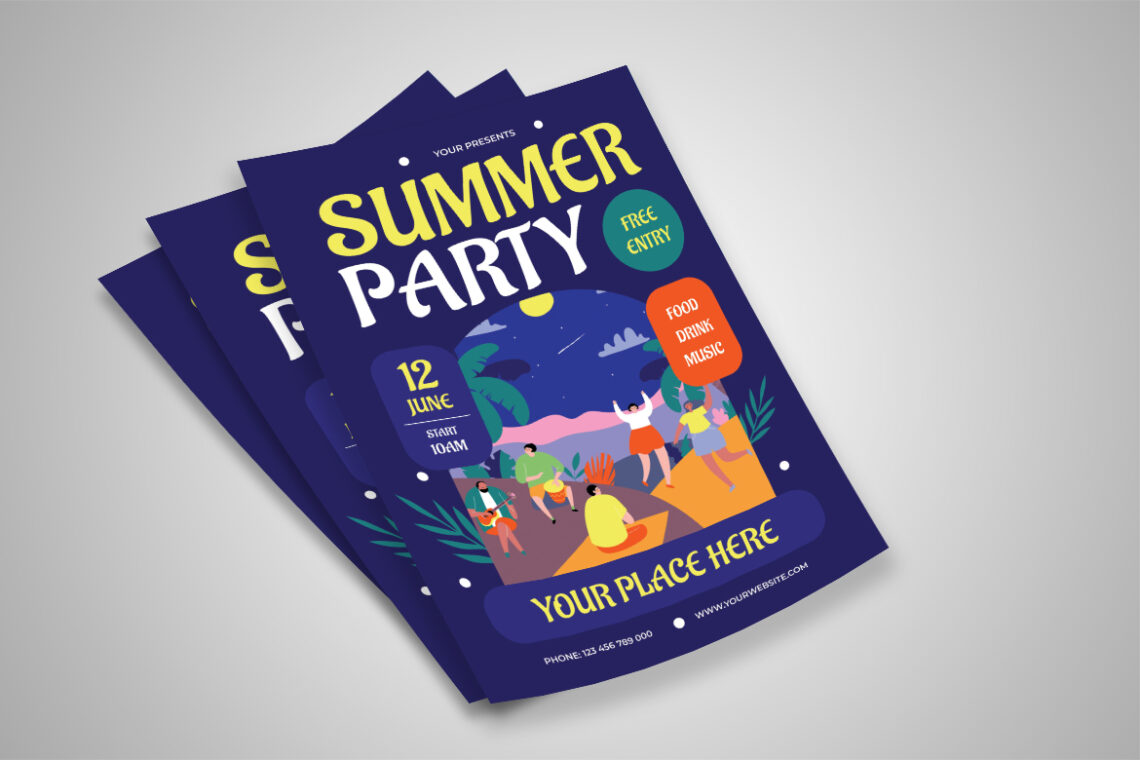 Navy Summer Party Flyer-2