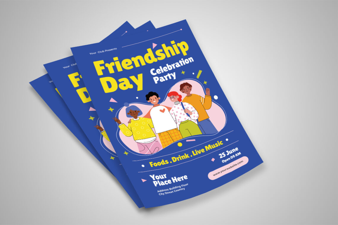 Friendship Day Celebration Party Flyer-2