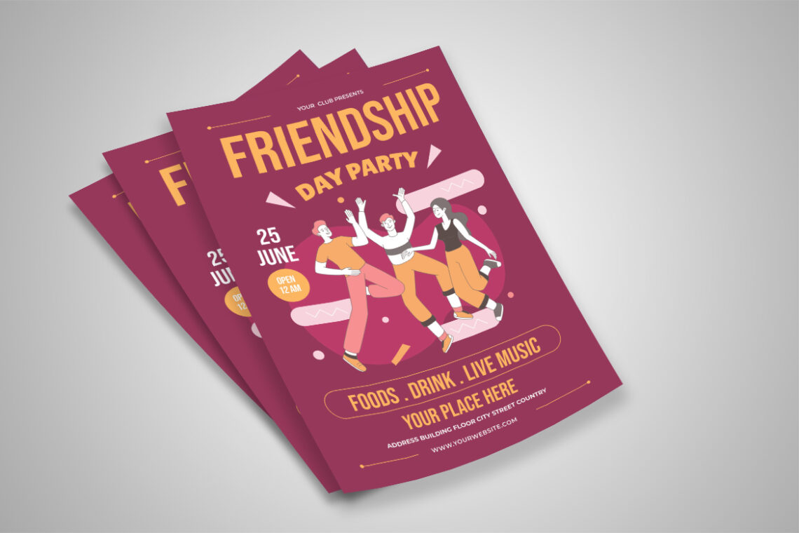 Friendship Day Party Flyer-2