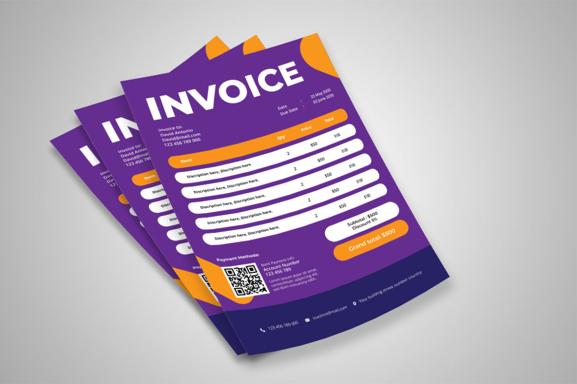 Purple Modern Business Invoice-2