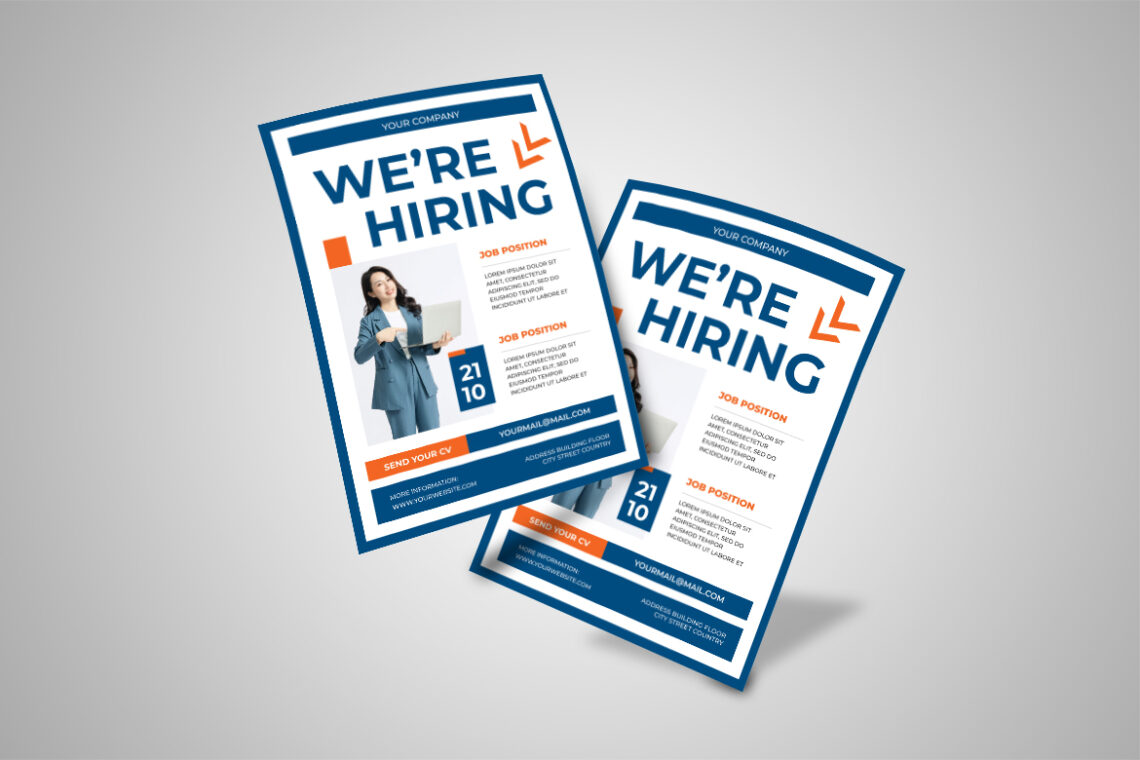 White Blue Were Hiring Hiring Flyer-3