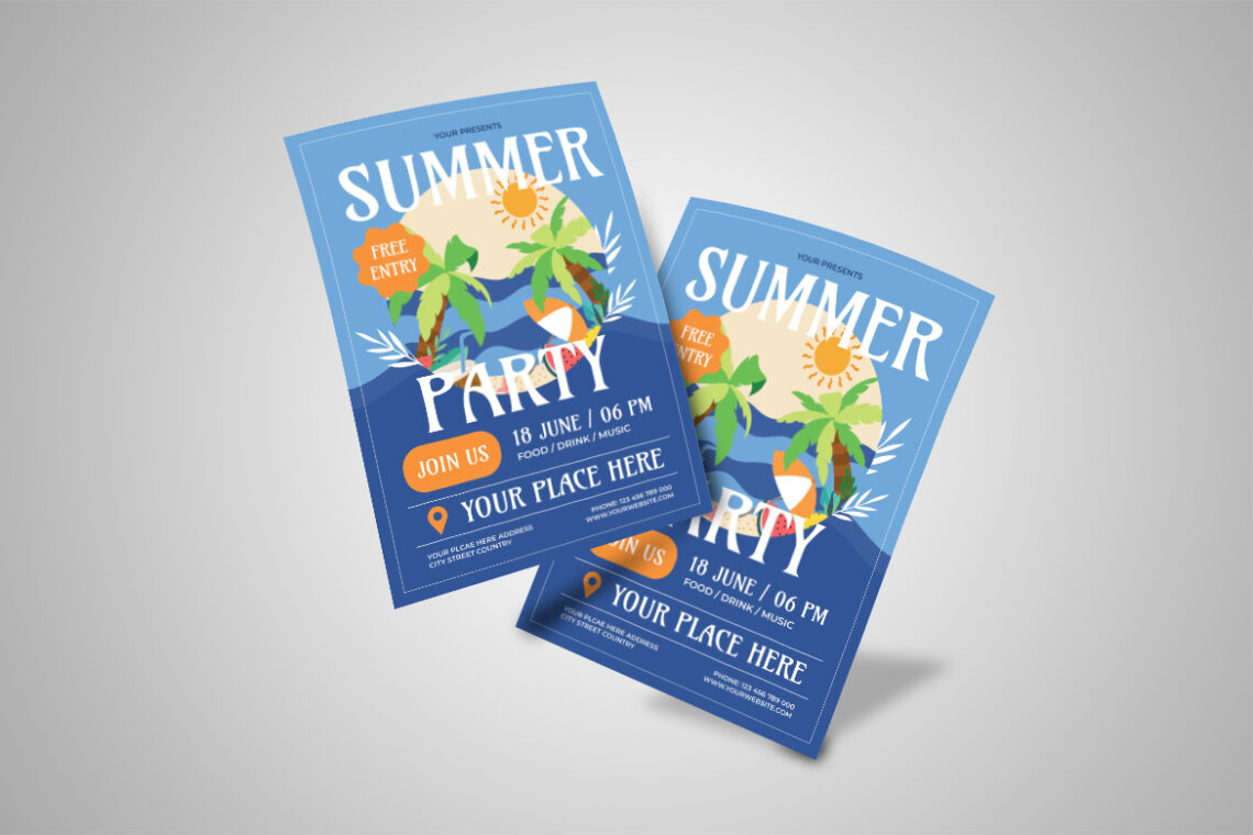 Summer Party Vibes Flyer-2