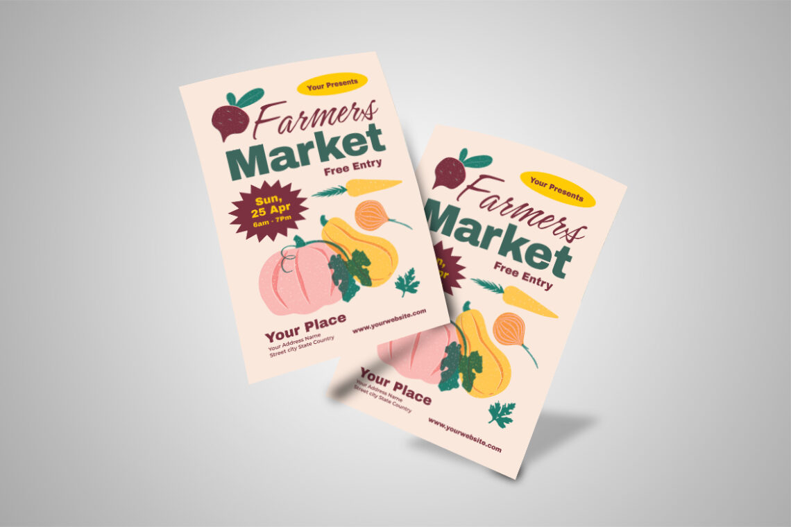 Pink Maroon Farmers Market Flyer-3