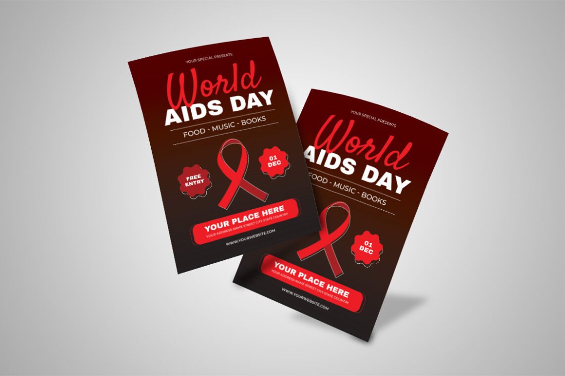 Red World Aids Day Flyer-3