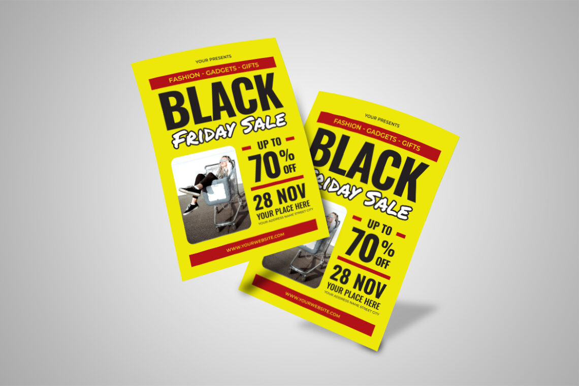 Black Friday Sale Yellow Flyer-3