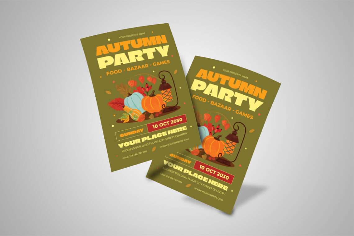 Autumn Party Bazaar Flyer-4
