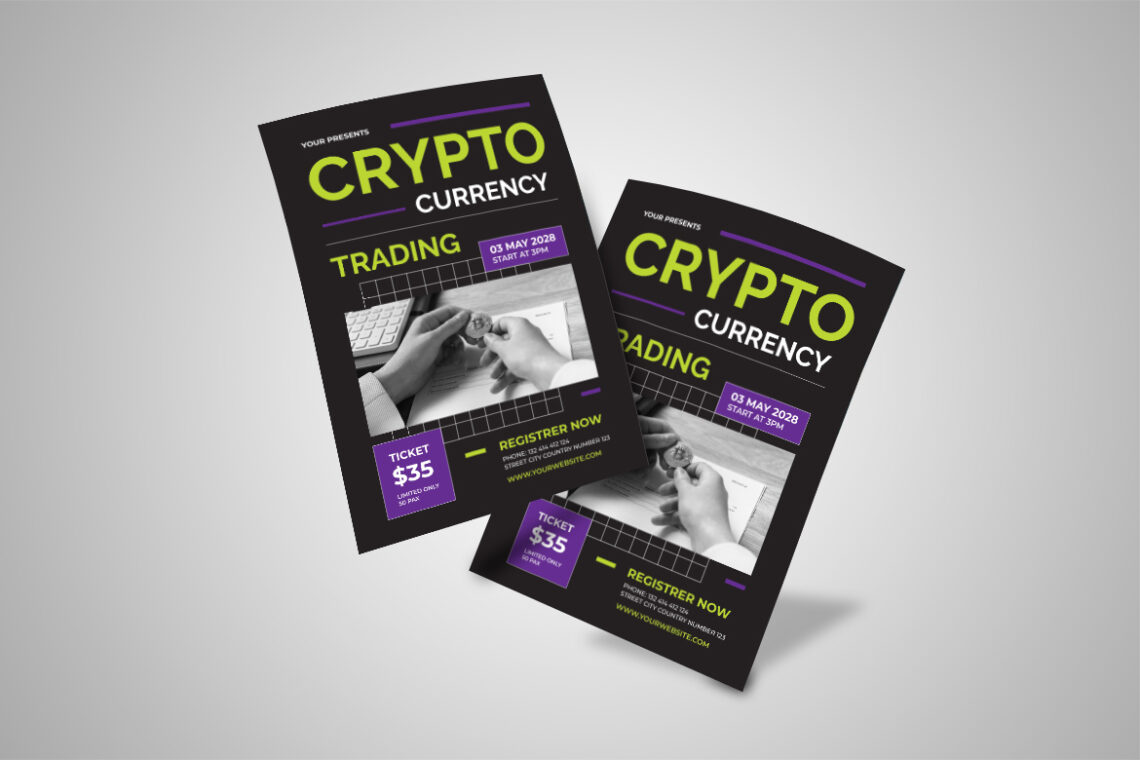 Crypto Currency Trading Flyer-4
