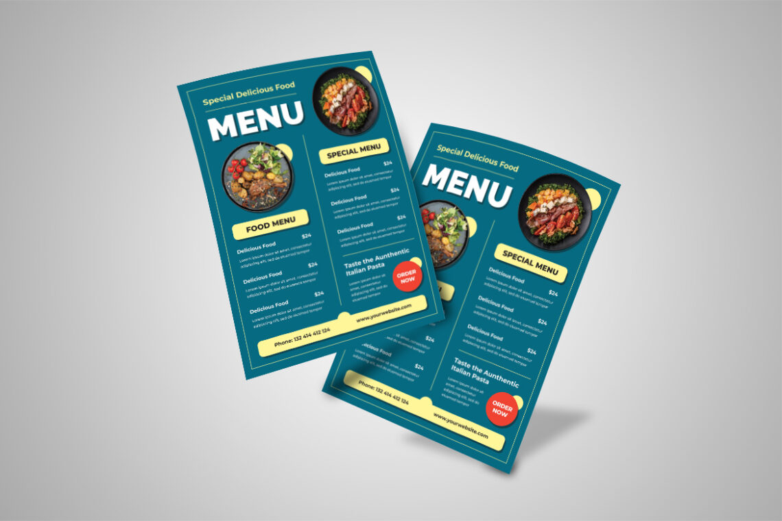 Special Delicious Food Menu Flyer-4