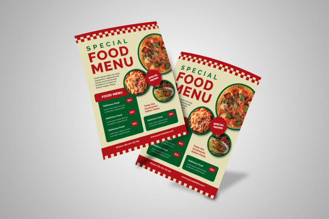 Italian Special Food Menu Flyer-4