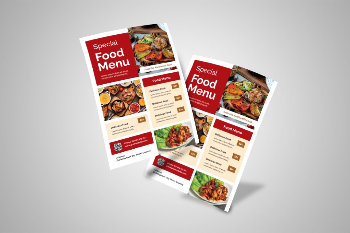 Special Food Menu Aunthentic Flyer-4