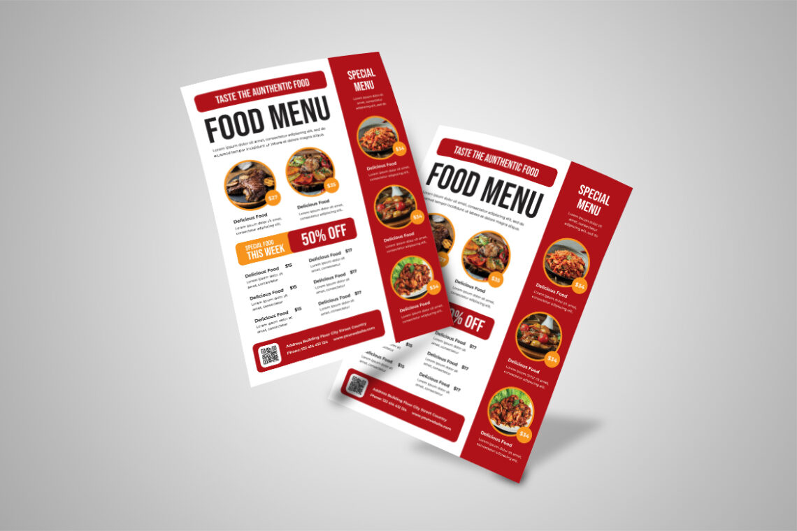 Taste Aunthentic Special Food Menu Flyer-4