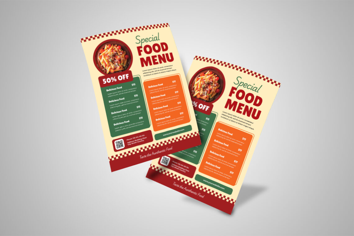 Special Food Menu Italian Food Flyer-4