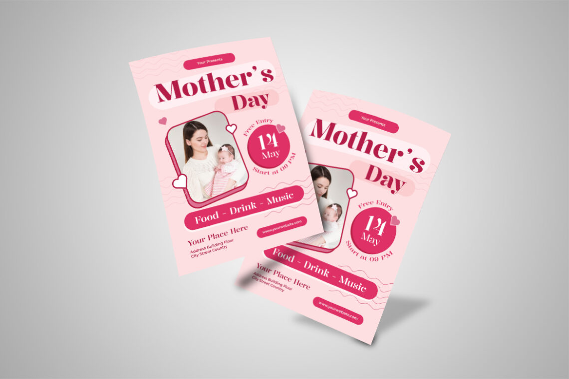 Pink Mother Day Flyer-3