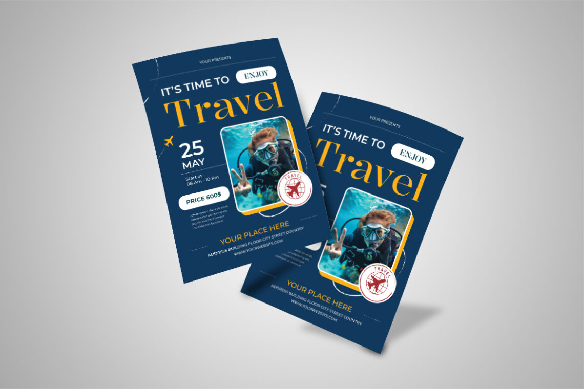 Its Time to Enjoy Travel Flyer-3
